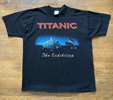 90s Titanic The Exhibition Movie Promo T-Shirt Size S-5XL Reprint NEW Unisex T-Shirt XXXXL