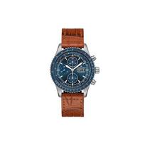 Hamilton Khaki Aviation Series Automatic Mechanical Movement Pilot Watch Ice Blue Dial Chronograph 44mm Men watches H76746540 Regular Watch Box,Blue Dial H76746540