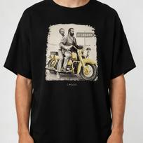 UnisexS Bud Spencer Terence Hill The Good The Bad and The Ugly Movie TShirt Classic Western Trio Graphic Tee L