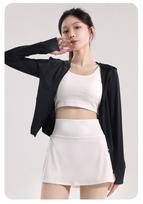 Women's Quick-Drying Double-Layer Anti-Exposure A-Line Mini Sports Skirt for Yoga and Tennis S balta