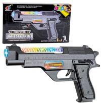 Žaislinis ginklas Lean Toys Firepower, 24 cm Juoda sp.