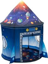 Children's Tent Portable Foldable Folding Play Tent Baby Play House Large Girls Princess Prince Castle Outdoor Toy Kid Boy Gift mėlyna