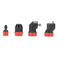 Electric Drill Chuck Set 6.35mm Drill Bit Adapter Self Locking Quick Release Chuck for Corded Cordless Drills