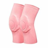 Ultra-thin Elbow Support Elastic Kneepad Brace Flexible Knee Protector  Yoga XS rožinė