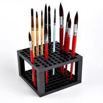 Colored Pen Gallery Art Brushes Organizer Pigment Pen Pencils Holder Paint Brushes Storage Rack juoda