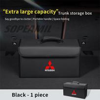 For Mitsubishi Outlander Pajero Asx Colt Lancer L200 Triton RALLIART Car Trunk Organizer Box Tailbox Stowing Tidying Storage Bag juoda
