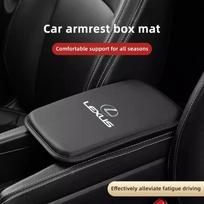 For Lexus GS IS LS500h ES260 ES300h RX350h NX260 UX260 LM LC RZ450e TX RC Car Interior Leather Armrest Box Cushion Elevated Pad juoda