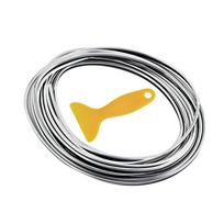 Universal Car Accessories Insert Trim Styling Interior Decor for Seat Leon Mk3 Car Accessories W177 Renault Clio 3M sidabras