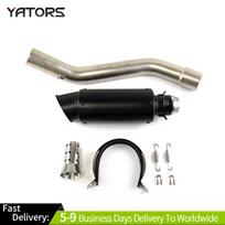Exhaust System Exhaust System For Kawasaki Ninja ZX10R 2009-2018 Exhaust System Link Pipe Slip On Muffler Tips Exhausts Pipes Ex