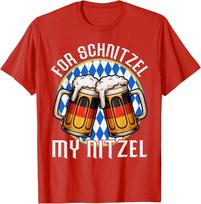 For Schnitzel My Nitzel Beer Mug Oktoberfest Unisex Women TShirt Summer Fashion Casual Cotton Graphic T Shirts Streetwear Tops Tee S