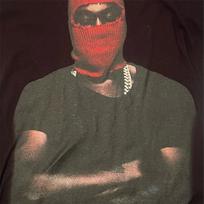 Kanye West Yeezus Tour T-Shirt Unisex M Black Red Ski Mask Graphic S