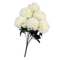 9 Heads Artificial Dandelion Bouquet Dyed Edged DIY Floral Materials Chrysanthemum Bunch Realistic Soft Fake Flower Ball balta