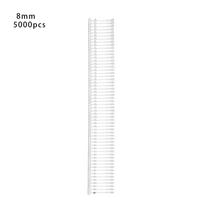 5000 Pieces Standard Tagging Fasteners White Barbs Attachments for Tag Devices Plastic Regular Garment Clothing Price Tag Label