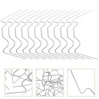 25Pcs Greenhouse Glass W Clips Premium Stainless Steel Glazing Clips for Windows Doors Panels Stable Support No Tools Required 7.5X5X1.5CM