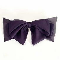 ASSHOP Purple Chiffon Double-Winged Lovely Hairpin Big Ribbon Pin