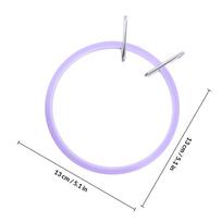 Embroidery Hoops Cross Stitch Circle Embroidery Holder Spring Tension Rack for Free Motion Machine Work Photo Frame Patchwork