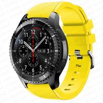 20mm 22mm Band for Samsung Galaxy Watch 4/6 classic/5 Pro/7 44mm 40mm Gear s3 silicone correa bracelet Huawei watch GT/2/3 strap 20mm geltona