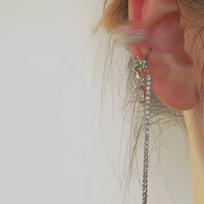 Zirconia Water Drop Tassel No-Piercing Ear Clip: Luxurious & Versatile Fashion Earrings