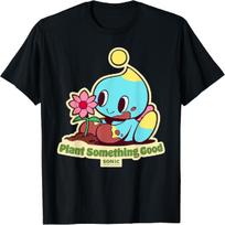 Sonic the Hedgehog - _Plant Something Good_ Earth Day Chao T-Shirt S įvairiaspalvis
