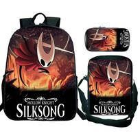 Hollow Knight 2 Silksong Kuprinė Paaugliams Vapsva Šaldytuvo Magnetas Kuprinė Pečių Krepšys Pieštukinė Mokyklinės Kuprinės 1