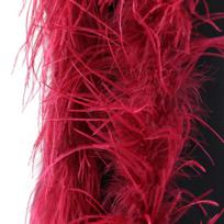 DIY 50 CM Ostrich Feather Boa Trimming 10/8/6/4/2ply Natural Ostrich Feather Clothing Shawl Wedding Decoration plume scarf Customiz 50 CM 2PLY bordinė