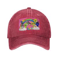 Unisex Baseball Hats Sprunki Incredibox Game Denim Fabric Outdoor Baseball Caps Hip Hop Cap Casquette One Size