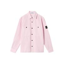 Stone Island Logo Solid Color Long Sleeve Shirt Men shirts K2S151200012S0212-V0080 S