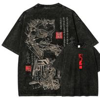 Metal Gear Solid New Washed TShirt Personalized Clothing for Anime Fans Loose Fit Suitable for All Seasons Hot Selling Item M