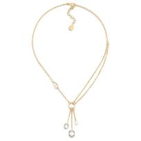 Dior Asymmetrical Design Metal Necklace Women necklaces Gold N3048WOMCY F,Gold