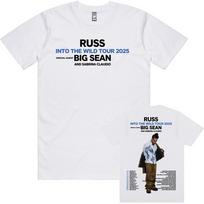 Russ in To The WLD Tour 2025 Tshirt Summer Short Sleeve Male Tshirts Hip Hop Unisex Streetwear Oneck Rapper Printing T Shirt S