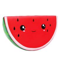 Didelis arbūzo squishy žaisliukas, itin minkštas, lėtai atšokantis, kvapnus, rankoms spausti, kawaii vaisiaus formos, nuo streso.