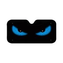 98% UV Protection Windshield Sunshade Heat Blocking Car Sun Visor  Interior Cooler mėlyna