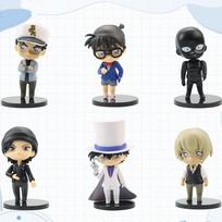Anime Detective-Conan PVC Anime Action Figure Model Gifts Collectible Figurines 9 - 12 CM 6 Pieces In A Set 9-12CM