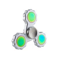 EDC Fidget Spinner Stress Relief Toy Alloy Spinning Top Tip Metal Gyro Antistresse Decompression Attention And Concentration sidabras
