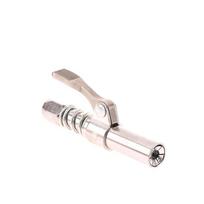 1Pc Quick Lock Release Grease Gun Tip No Leakage Steel Core High Pressure Grease Gun Coupler Mini Stainless Steel Grease Coupler as the picture