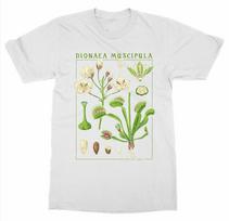Botanical Garden Venus Fly Trap Botany Bloom Fruit Plant Printed TShirt Summer Cotton Short Sleeve ONeck T Shirt New Gift S