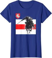 Belarus Knight Coat of Arms Pogonia Pogonya Pahonya TShirt 100 Cotton ONeck Short Sleeve Casual Unisexs Tshirt Size S3XL S