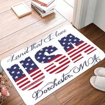 Independence Day Non-Slip Waterproof Doormat Easy Clean Entrance Floor Mat Home Decor Durable Minimalism Fashion and Beautiful 40x60cm 16x24 inch