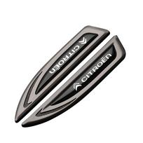 2 vnt. 3D metaliniai automobilio šoninio sparno, galinės bagažinės emblemos, ženklelio lipdukai Citroen C1 C2 C3 Grand C4 Picasso C4L VTS C-ELYSEE Saxo
