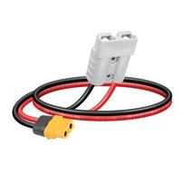 SinLoon Adapter Cable 10AWG ADS Plug Connector XT60 50AMP 600V XT60 Female 30CM ~
