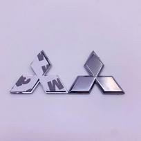 ABS Automobilio Vairo Rato Centrinis Lipdukas Emblema Ženklelis Mitsubishi ASX Ralliart Lancer Cordia Pajero Outlander Eclipse L200 EVO