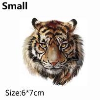 Tiger Patches T-shirt Press Heat Transfer Sticker A-level Washable Iron On Appliques For T-shirt Dresses Decoration DIY Printing