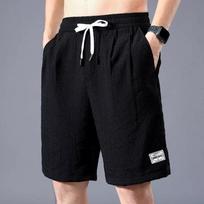 Ice Silk Quick-drying Stretch Five-point Pants Men's Ultra-thin Breathable Casual Shorts Men's Summer Plus Size Sports Pants M juoda