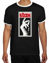Stax Records Contrast Ringer T Shirt - Northern Soul XL