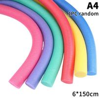 1 Piece Random Color Swimming Pool Foam Noodle Float Aid Swim Noodles Ring Buoyancy Stick Swimming Assistant Equipment