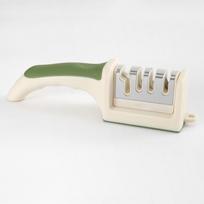 Four stage Knife Sharpener Quick Knife Sharpening Shear Quick Edge Sharpening Tool Household Manual Grinding Tool žalia