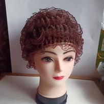 New Lace Wrap Women Turban Hat Acrylic Fibers Breathable Headband Cap Mesh Bonnet Hats Gift kava