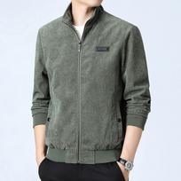 Corduroy Simple Joker rudens striukė Jaunatviškas retro vyriškas laisvalaikio paltas M