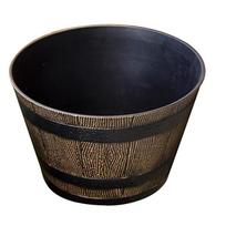 Wear Resistant Plastic Bonsai Container for Succulents Herbs Ferns Small Plants Decorative Flowerpot Vintage Planter Outdoor 23X23X14.8CM-1