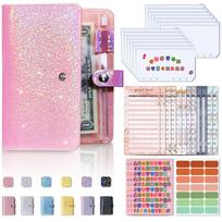 A6 Soft Leather Binder Budget Planner Cash Envelope Binder With Budget Envelopes A6 Binder Pockets Cash Envelope Wallet Budgeting A6